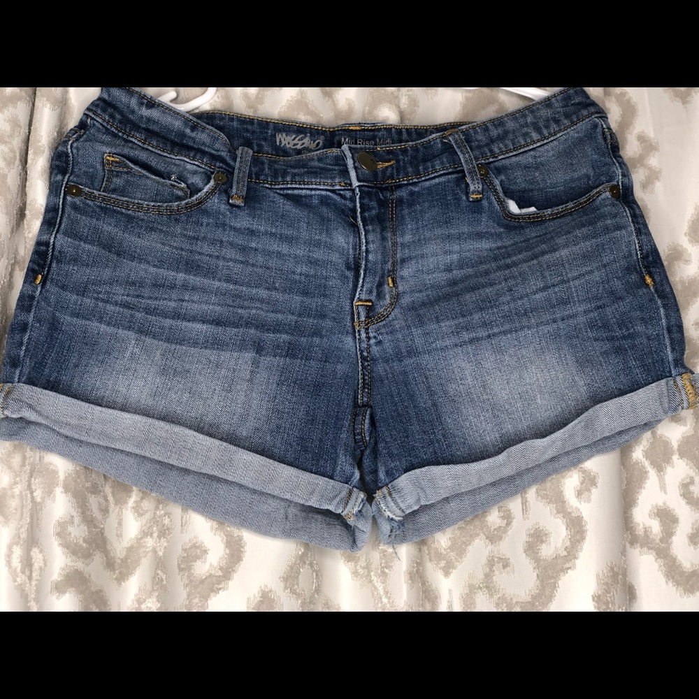 Denim shorts